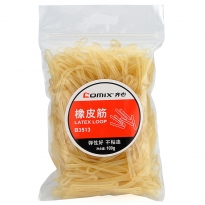 【满49包邮】齐心 B3513 橡皮筋 100g